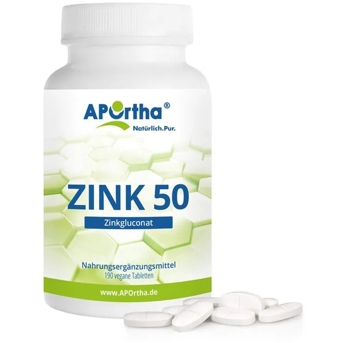 ZINK 50 Zinkgluconat Tabletten 190 Stück
