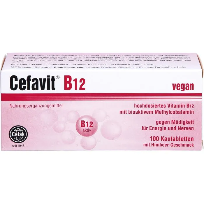 CEFAVIT B12 Kautabletten 100 Stück