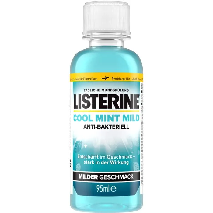 LISTERINE Cool Mint milder Geschmack Mundspülung 95 ml