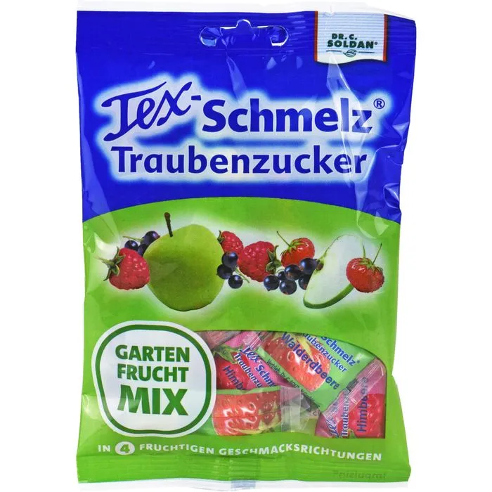 SOLDAN Tex Schmelz Gartenfrucht-Mix Kautabletten 75 g