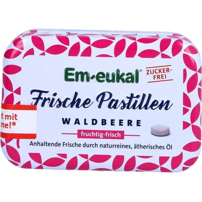 EM-EUKAL Frische Pastillen Waldbeere zuckerfrei 20 g