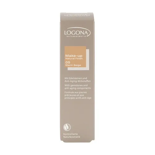 Logona Natural Finish Foundation Nr. 05 Warmes Beige