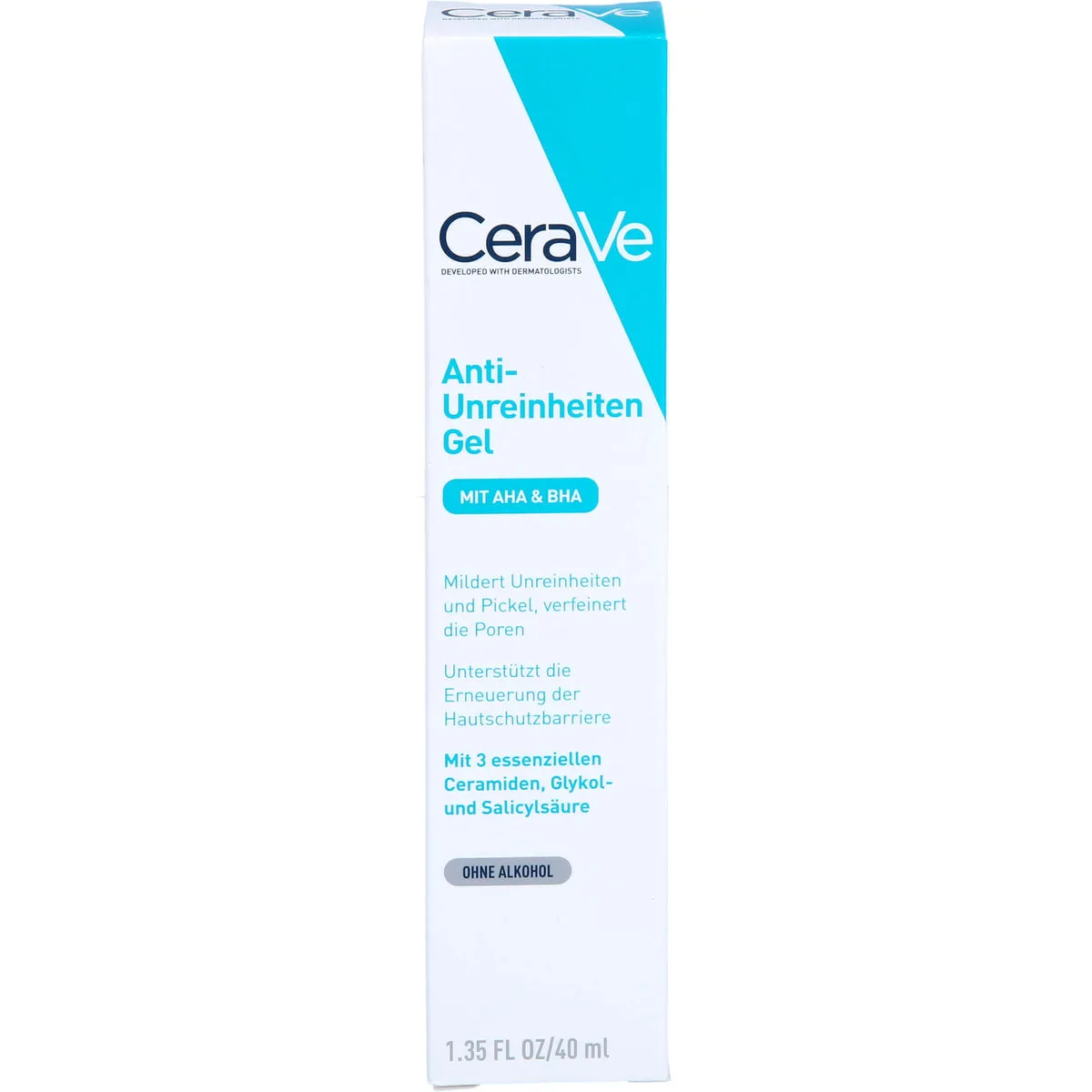 CeraVe Anti-Unreinheiten Gel mit AHA und BHA, 40 ml Gel