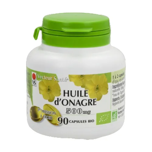 Vecteur Sante Nachtkerzenöl 500 mg Bio