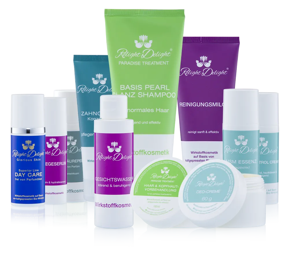 Pflege-Set begleitend bei Akne - reine und feinporige Haut - Relight Delight