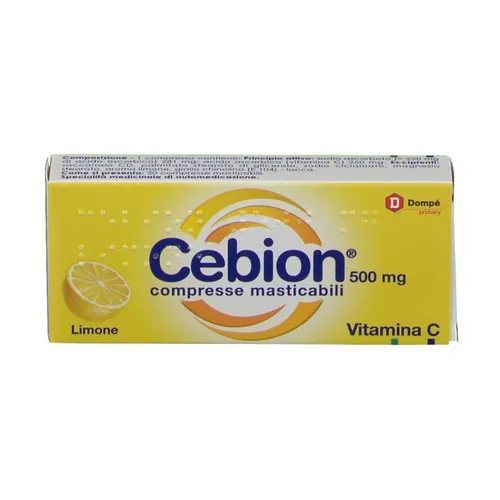 Dompé Cebion Mast Lemon Vitamin C.
