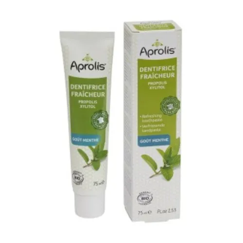 Aprolis Bio Propolis frische Zahnpasta, er Pfefferminze und Teebaum