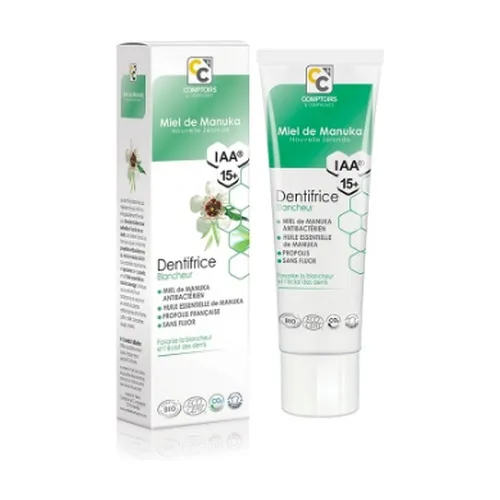 Comptoirs & Compagnies Manuka Honig IAA15 + zertifizierte Bio-Zahnpasta