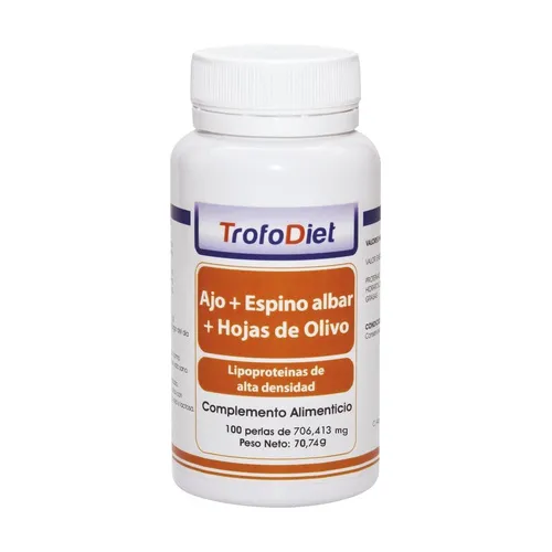 TrofoDiet BTD Knoblauch-, Weißdorn- und Olivenblätter für Cholesterin