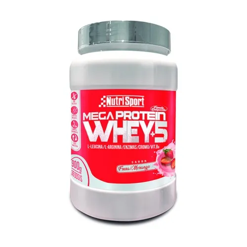 Nutrisport Mega Protein Whey + 5 Erdbeere