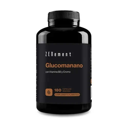 Zenement Glucomannan mit Vitamin B3 und Chrom