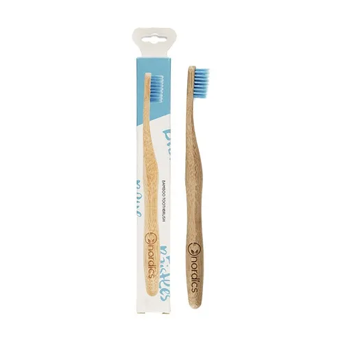 Nordics Blaue erwachsene Bambus-Zahnbürste