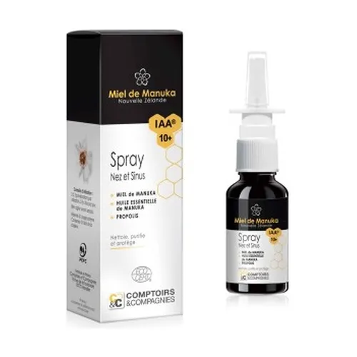 Comptoirs & Compagnies Manuka Honig Bio Nase und Sinus Spray IAA 10+