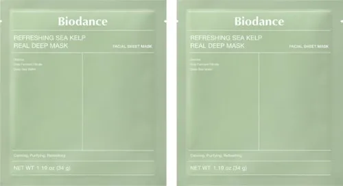 Biodance Refreshing Sea Kelp Real Deep Mask x 2