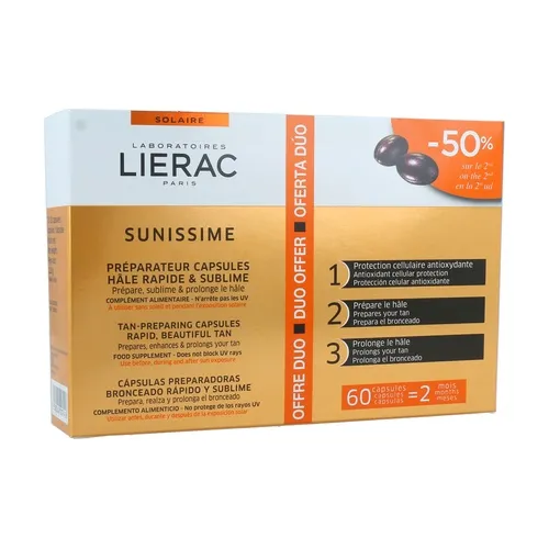 Lierac Sunissime Duo Kapseln Solares Preparadoras De Bronceado