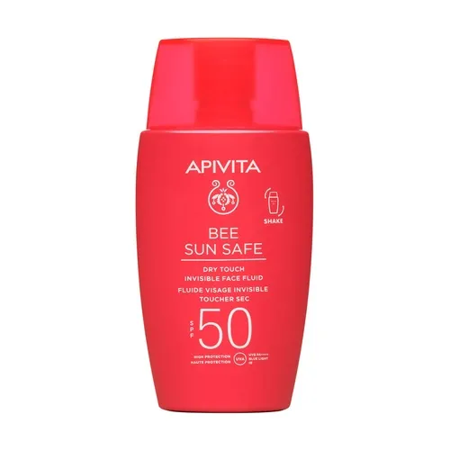 Apivita Unsichtbares Dry-Touch-Gesichtsfluid SPF50