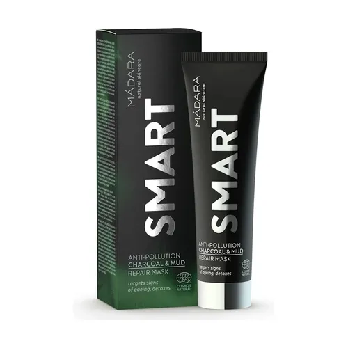 Mádara Schwarze Maske mit intelligenten Antioxidantien gegen Holzkohle