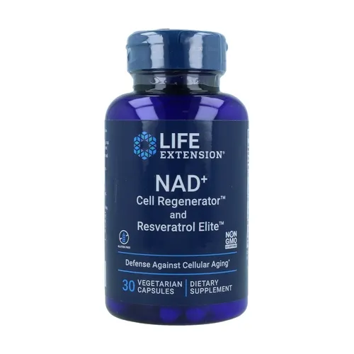 Life Extension Optimierter NAD + Cell Regenerator ™ und Resveratrol, 300 mg