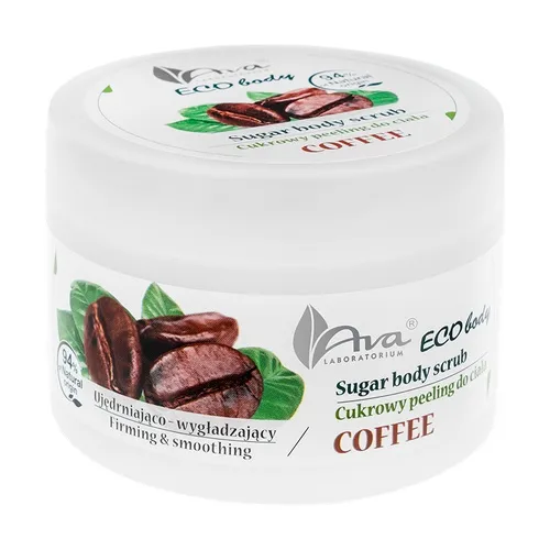 AVA Laboratorium Öko-Körperpeeling mit Zucker und Kaffee