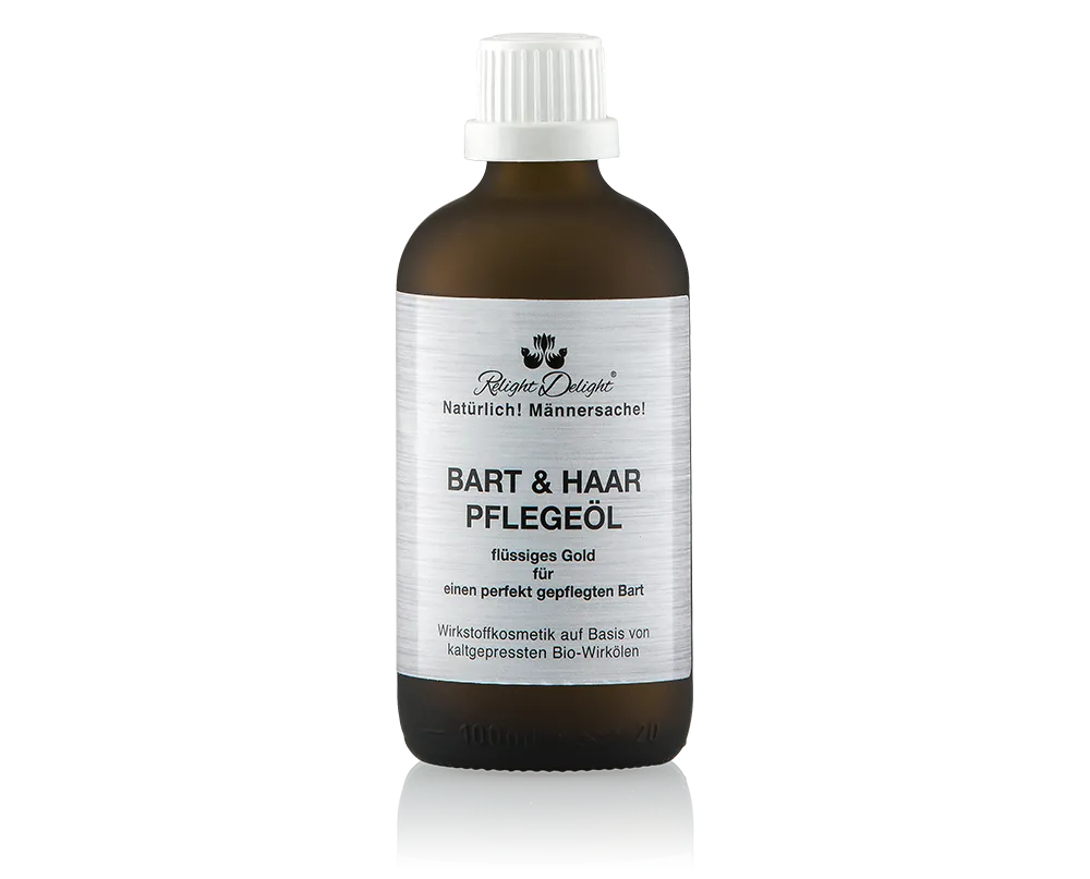 Männer Bart- und Haar-Pflegeöl 100ml - Relight Delight