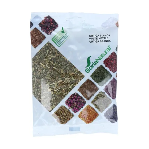 Soria Natural Brennnessel weiße Tasche