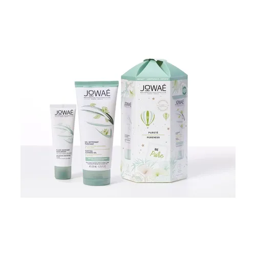 Jowaé Reinigungsbox (feuchtigkeitsspendendes Behandlungswasser 200 ml + ausgleichende Mattierungsflüssigkeit 40 ml)