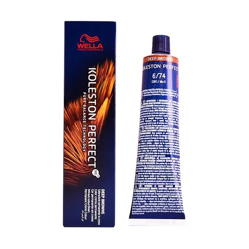 Wella Professsional Koleston perfektioniert mich + tiefbraune permanente Haarfarbe 6/74