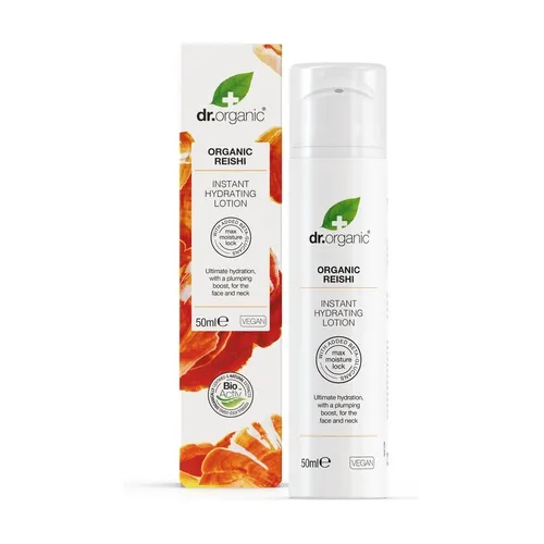 Dr. Organic Bio Reishi Anti-Rötung Gesichtslotion Sofortige Flüssigkeitszufuhr