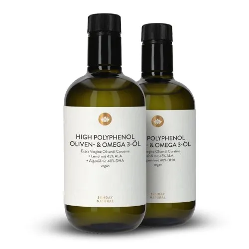 High Polyphenolöl Oliven- & Omega 3-Öl vegan 7883-bundle