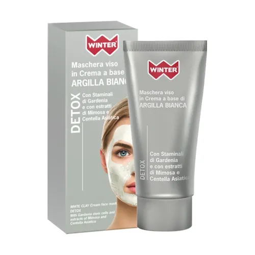 Winter Natura Gesichtsmaske aus weißem Ton - Entgiftung
