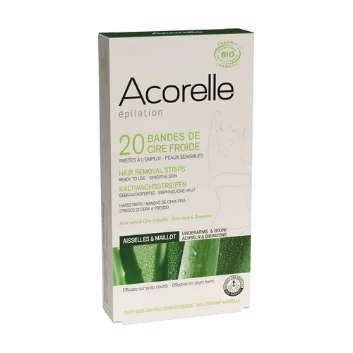 Acorelle Bands Cold Wax English und Armpits Bio