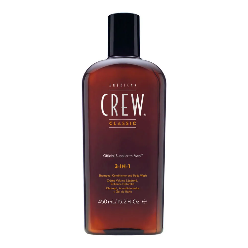 American Crew Classic 3 in 1 450ml - Shampoo Spülung und Duschgel