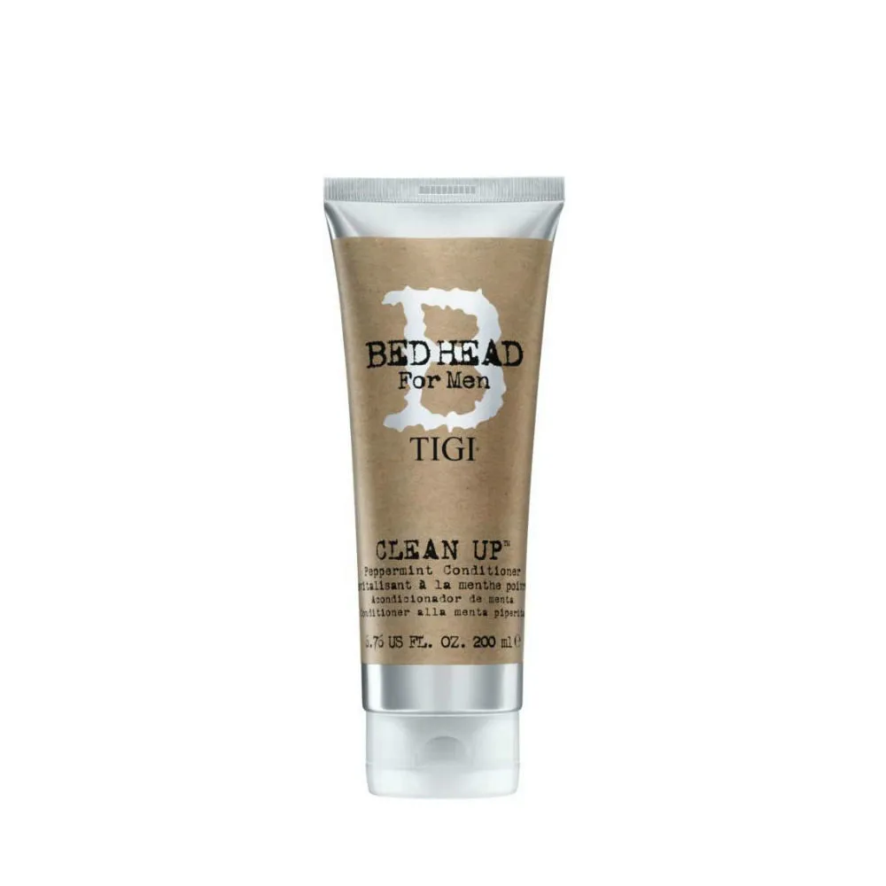 Tigi Bed Head Men Clean Up Peppermint Conditioner 200ml - energiespendende Feuchtigkeits-Spülung