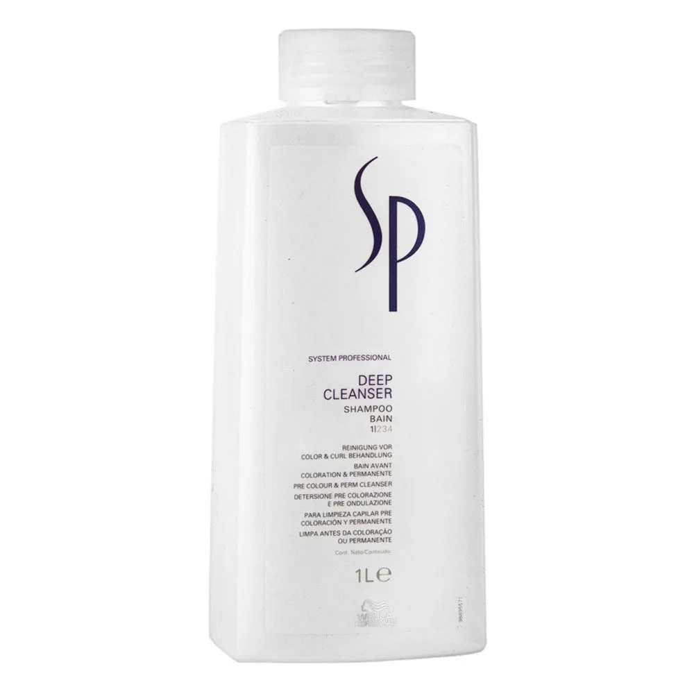Wella SP Expert Kit Deep Cleanser Shampoo 1000ml - Intensiv reinigendes Shampoo
