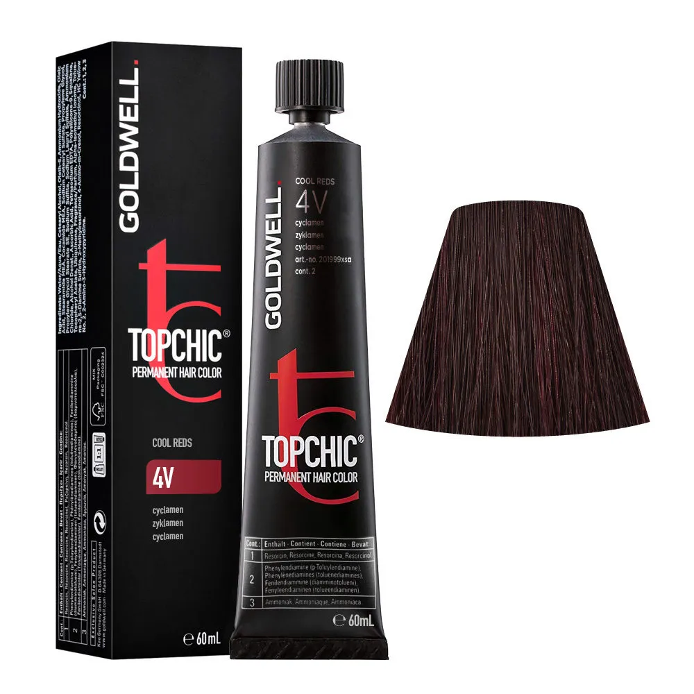 4V Zyklamen Goldwell Topchic Cool reds tb 60ml