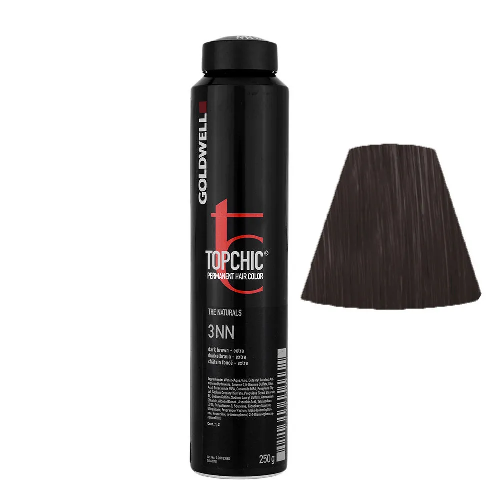 3NN Dunkelbraun extra Goldwell Topchic Naturals can 250gr