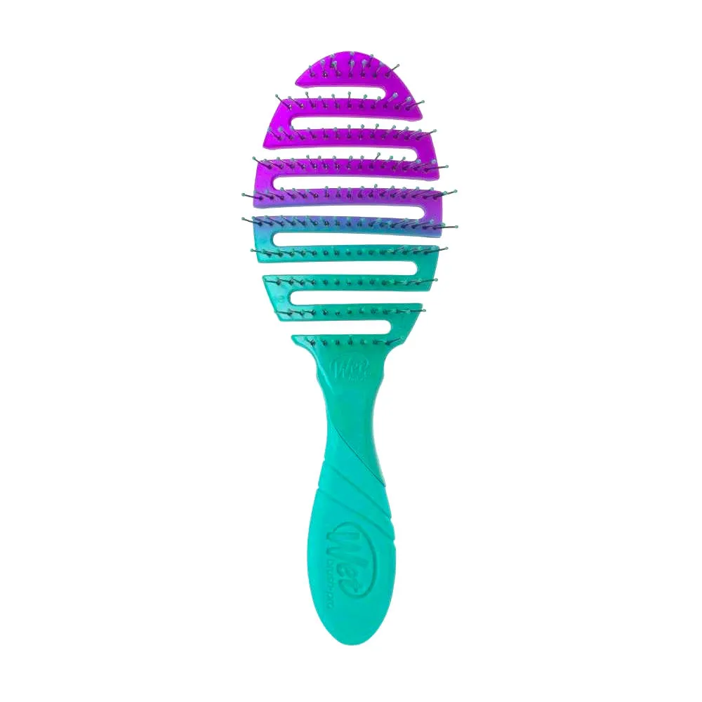 WetBrush Pro Flex Dry Teal Ombre - flexibler Pinsel mit blaugrünen Schatten