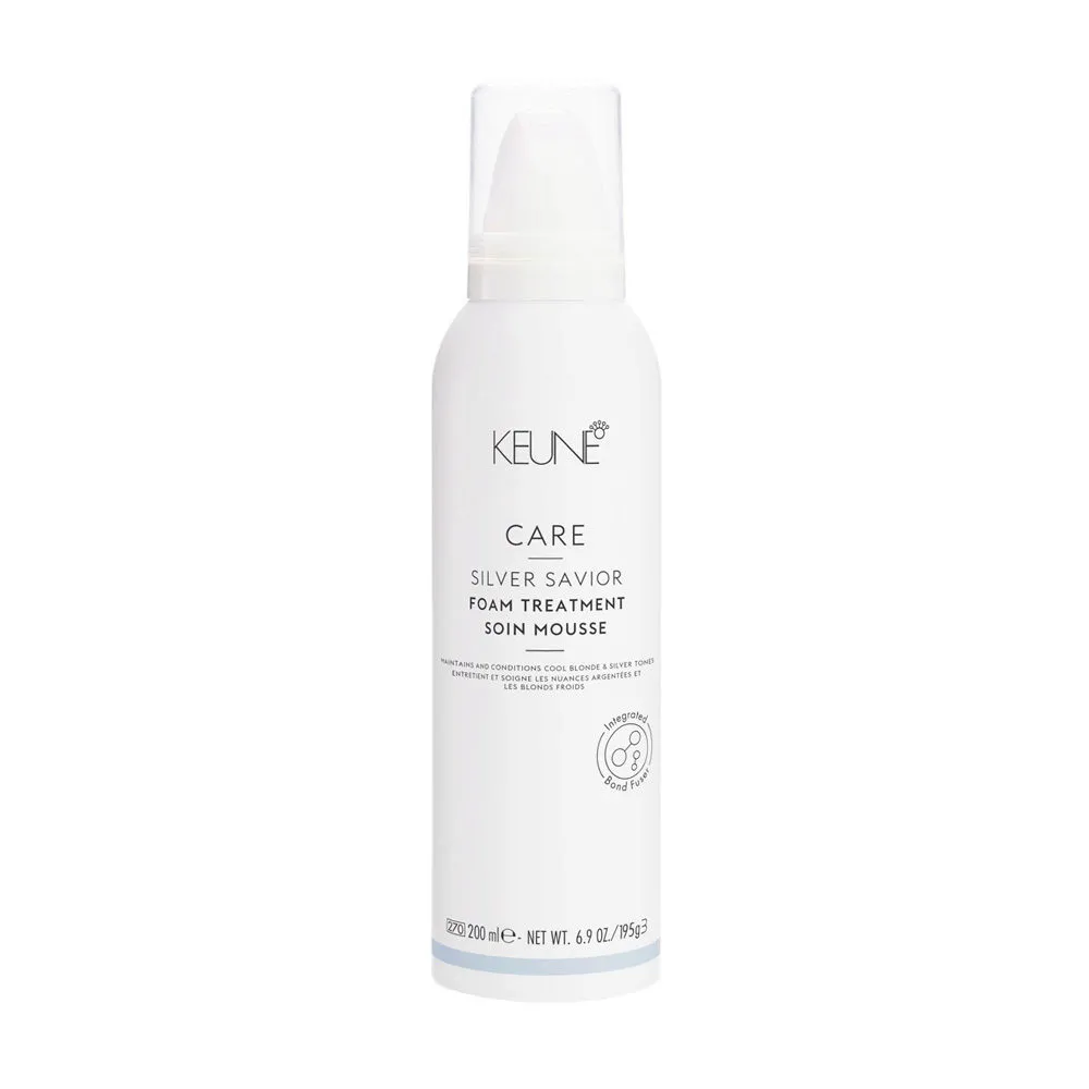 Keune Care Line Silver Savior Foam Treatment 200ml – mousse anti-gelb-conditioner