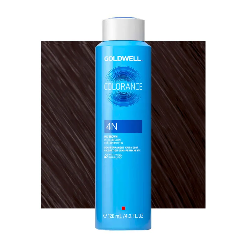 4N Mittleres Naturbraun Goldwell Colorance Naturals Can 120ml