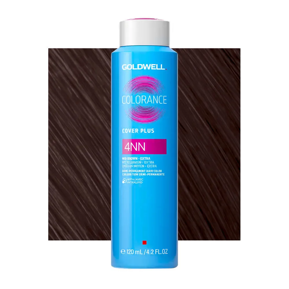 4NN Mittelintensives Braun Goldwell Colorance Cover plus Elumenated naturals can 120ml