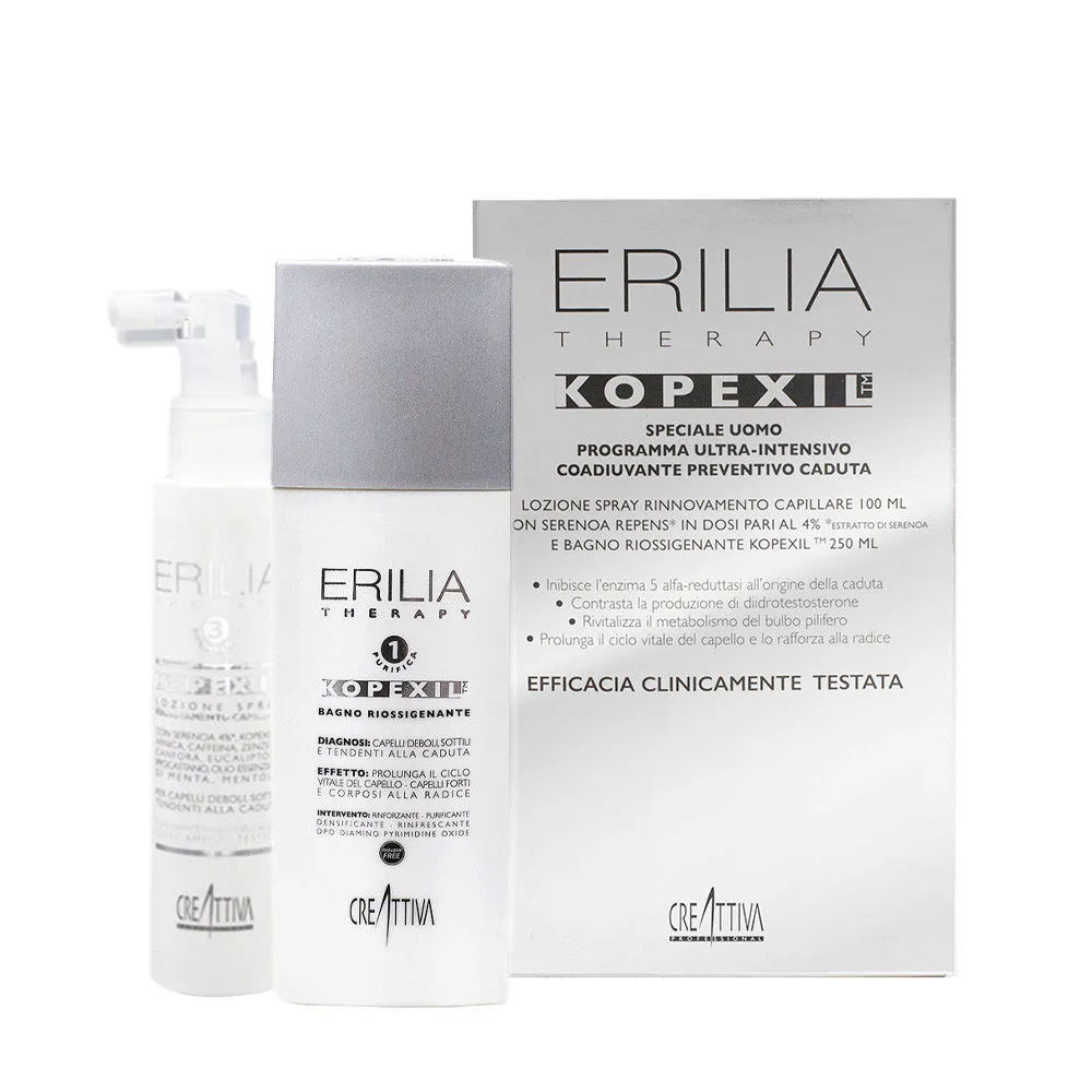 Creattiva Erilia Kopexil Set Lotion Set 100ml SauerstoffBad 250ml