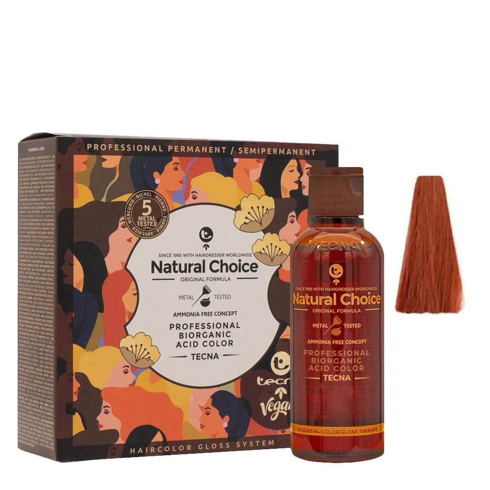 6.43 Dunkel goldblond kupfer Tecna NCC Biorganic acid color 3x130ml