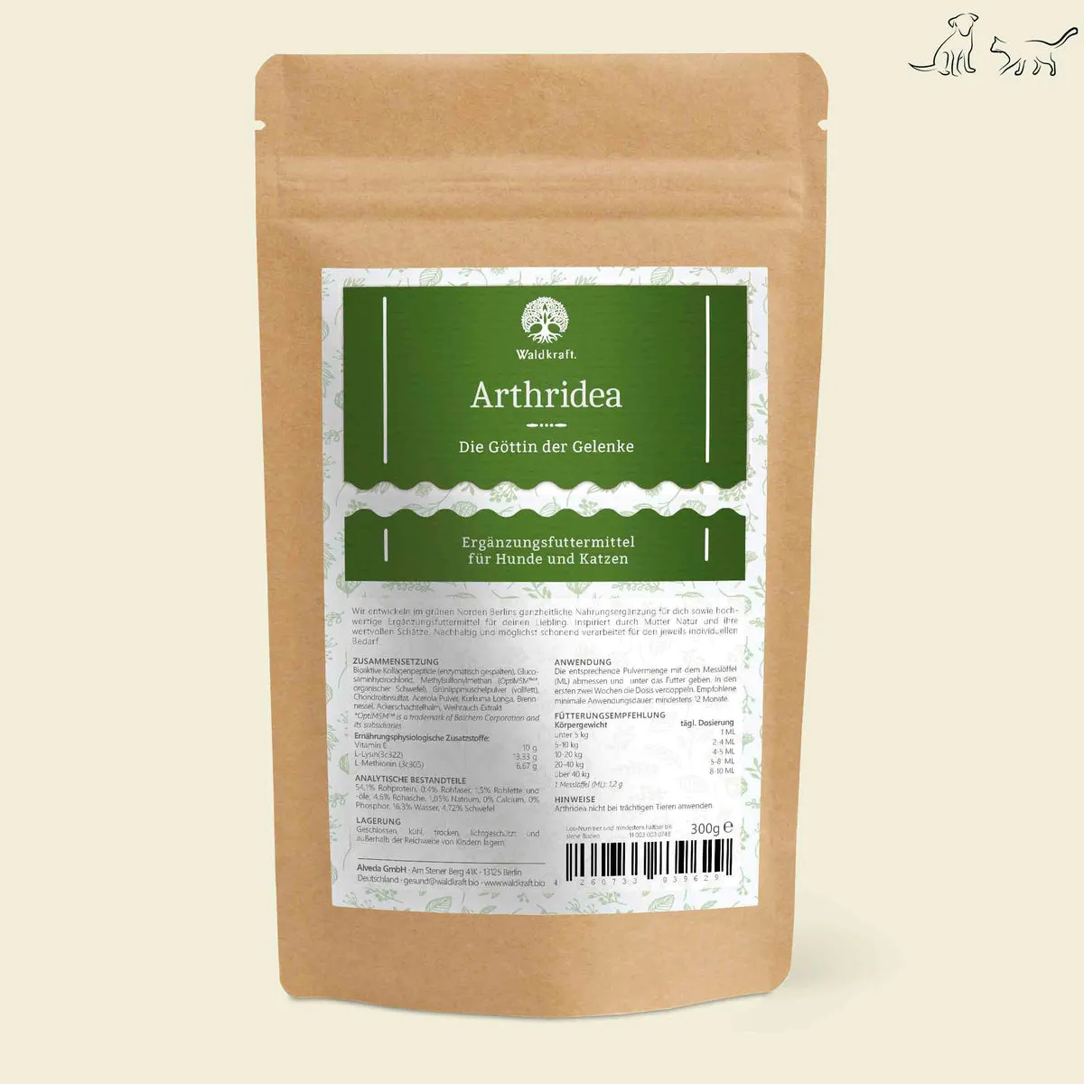 Arthridea - Die Königin der Gelenke Nachfüllpack 300g Waldkraft