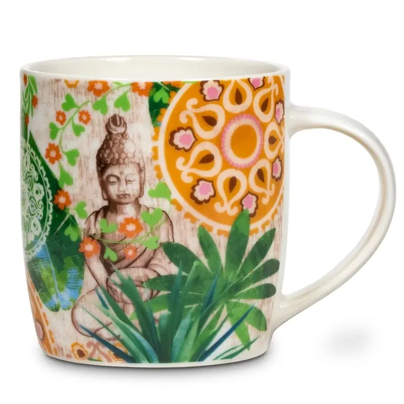 Buddha im Paradies - Teetasse mit Sieb