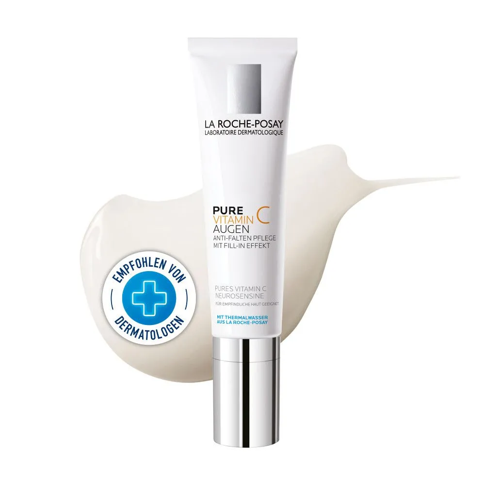 La Roche Posay Pure Vitamin C Augen Anti Aging Augencreme mit Vitamin C für empfindliche Haut