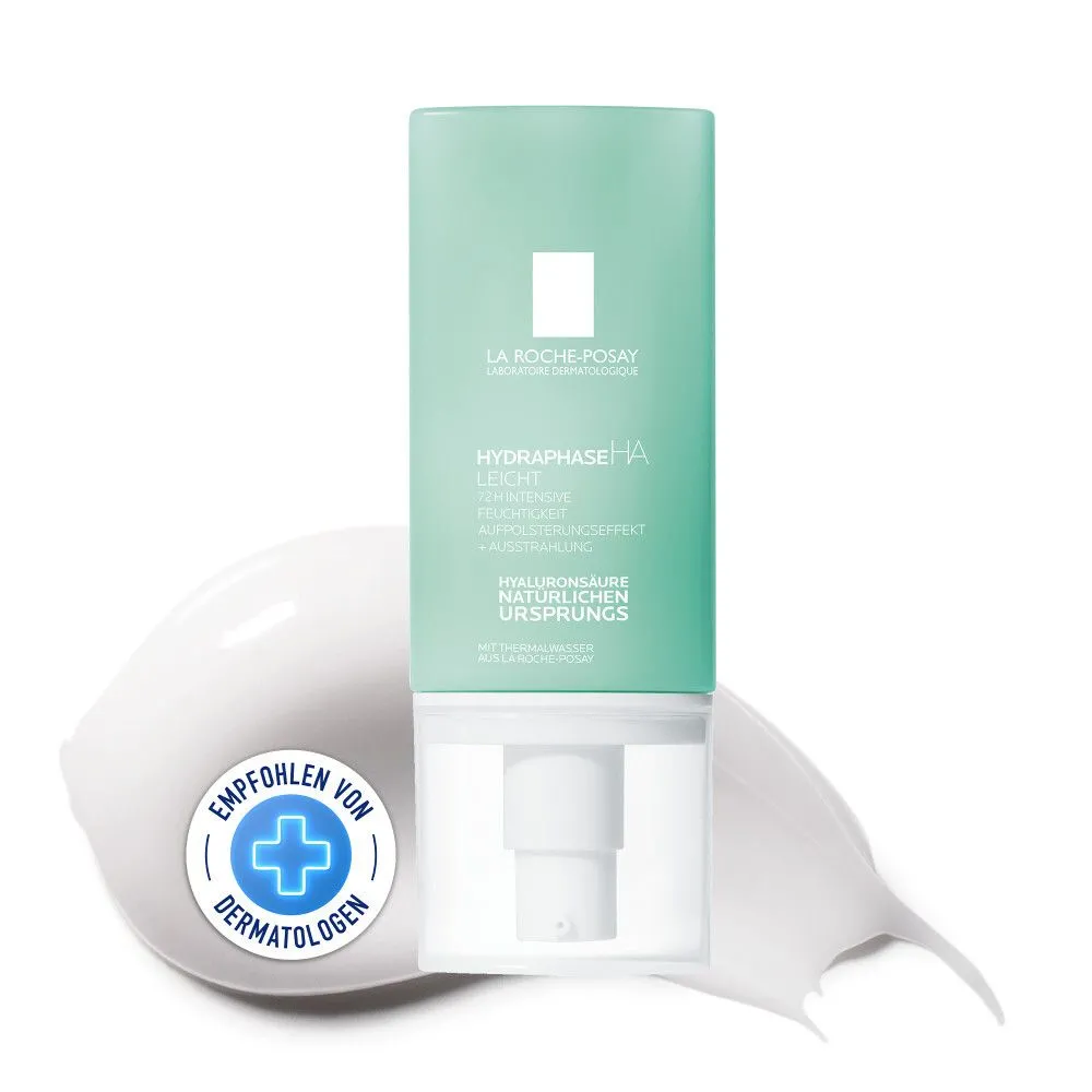 La Roche Posay Hydraphase HA Leicht, leichte Gesichtspflege für 72h Feuchtigkeit, mit Hyaluron