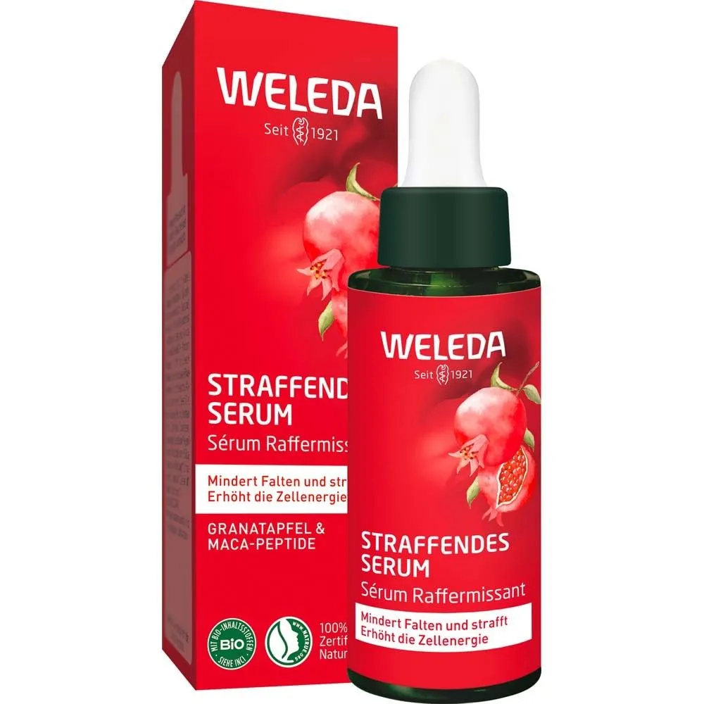 Weleda Straffendes Gesichtsserum Granatapfel & Maca-Peptide - mindert Falten und strafft sichtbar