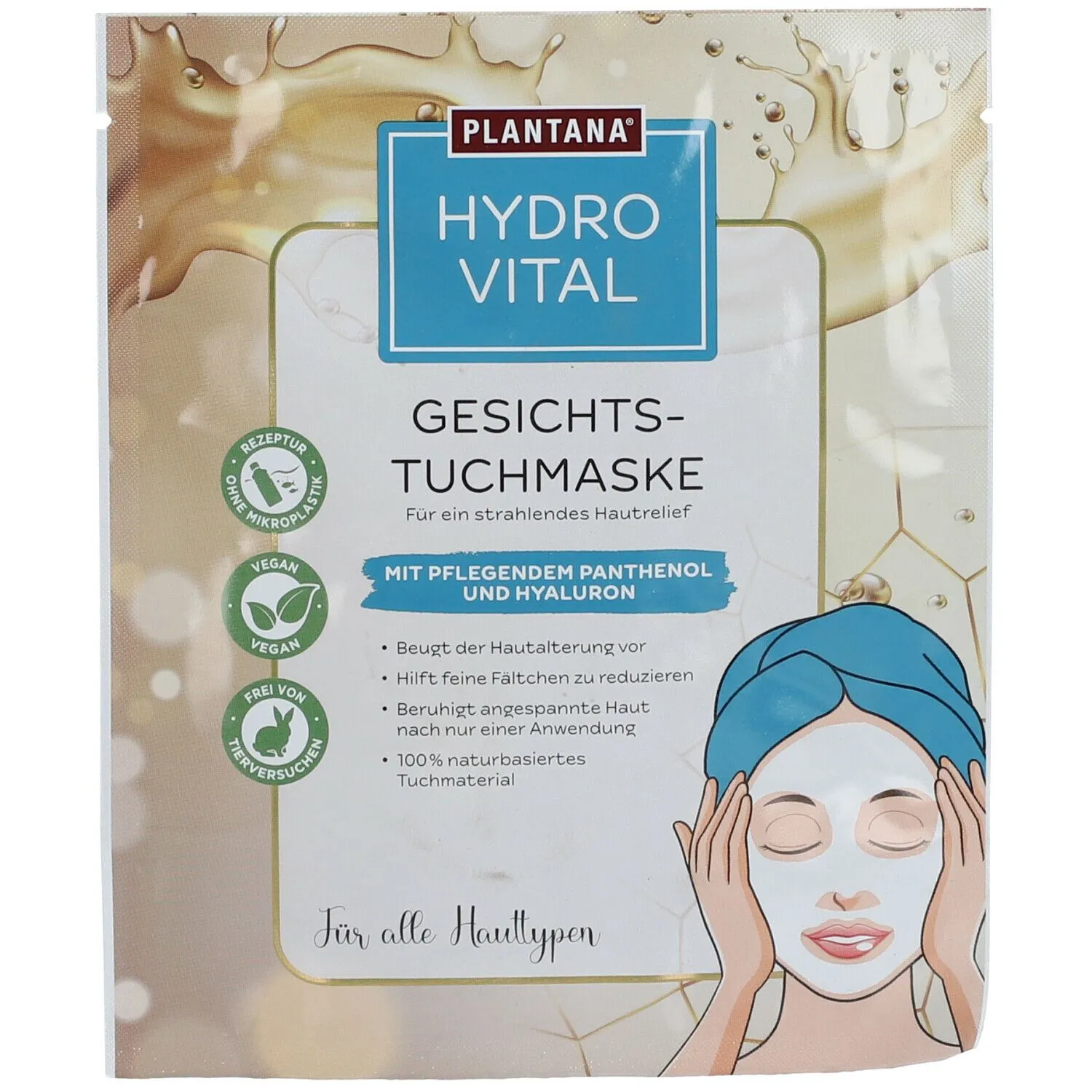PLANTANA® Hydrovital Gesichts-Tuchmaske