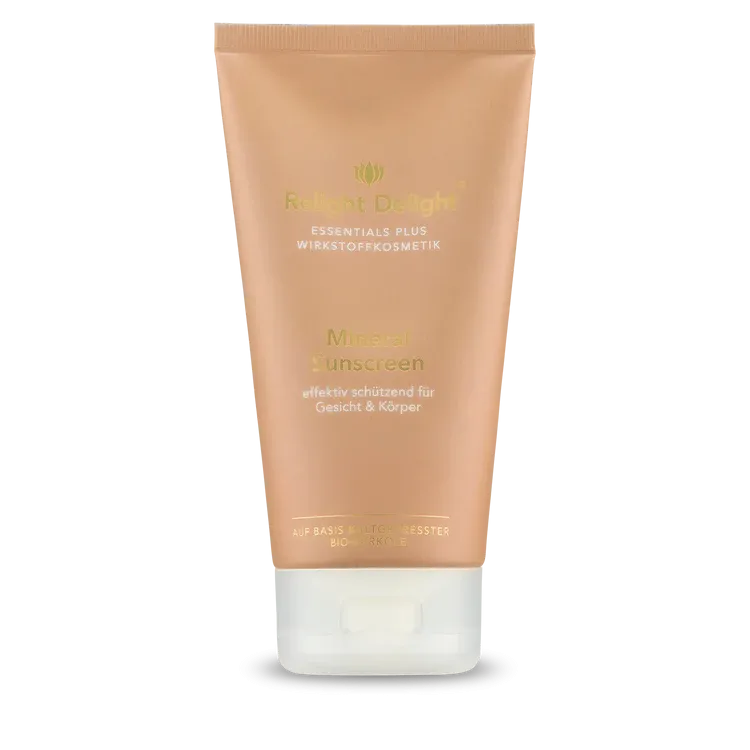 Essentials Plus Mineral Sunscreen - 100% mineralischer Sonnenschutz mit Zinkoxid & Bio-Ölen 150ml