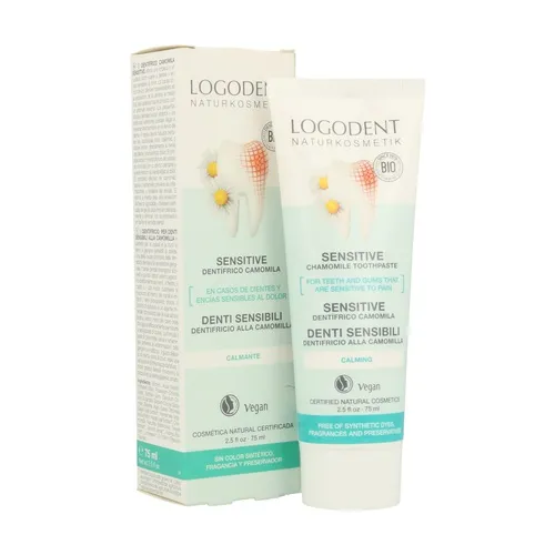 Logona Zahnpasta für empfindliche Zähne (ohne Fluorid) Logodent